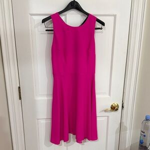 CeCe Vibrant Pink Cocktail Dress
